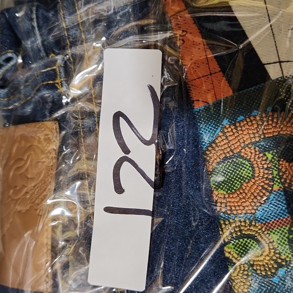 Gino Green Global Jeans Mens 34x31 Blue Vintage Embroidered JNCO Grunge 999 - Picture 15 of 15